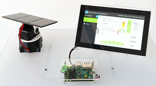 LVGL solar panel demo with NXP i.MX 93